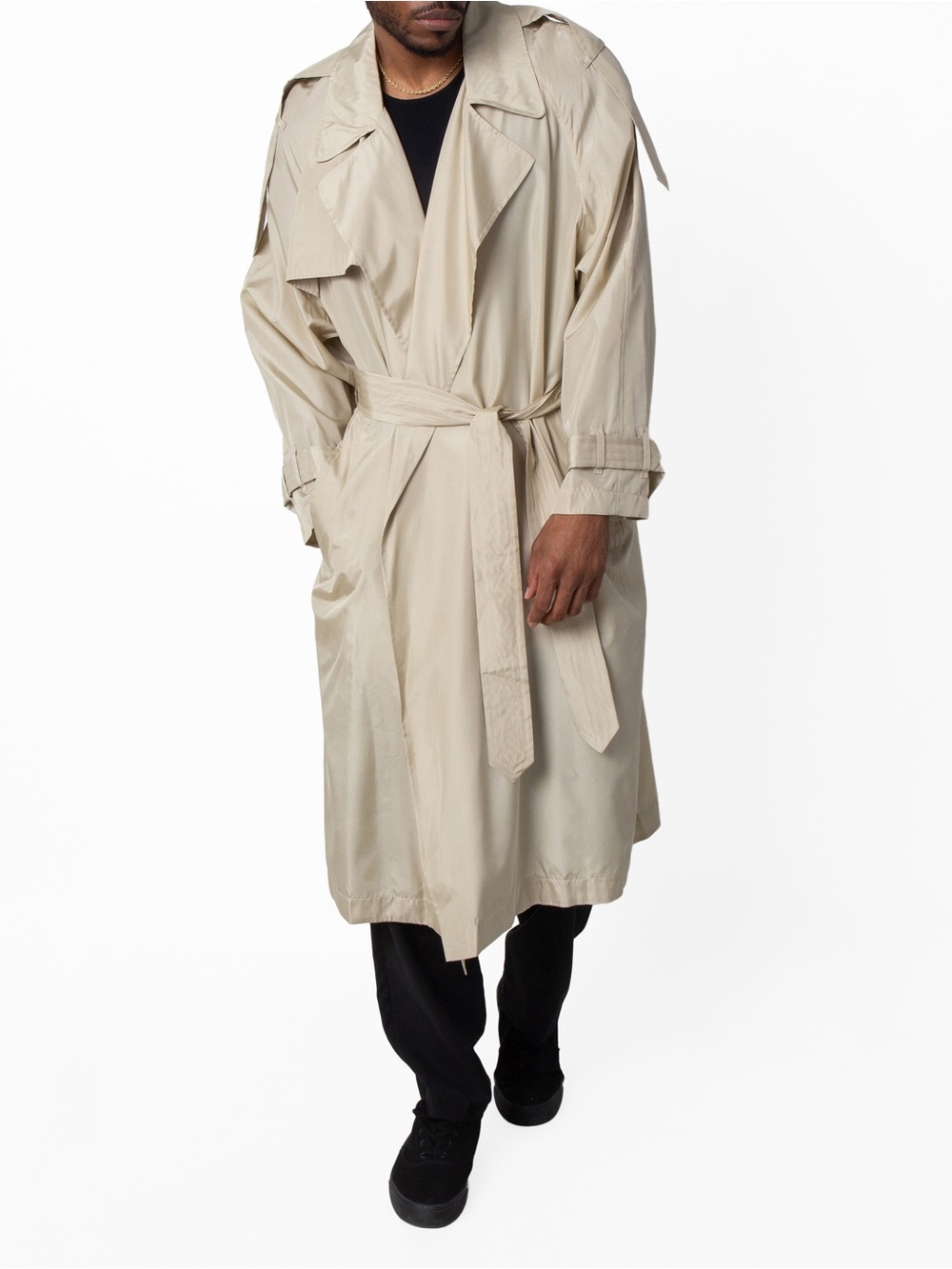 Burberry Silk Trench Coat